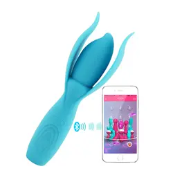 Приложение Remote Управление G-spot Вибраторы для Для женщин USB пополнение секс-игрушки продукт секса 10 Скорость палочка Av эротический Массажер