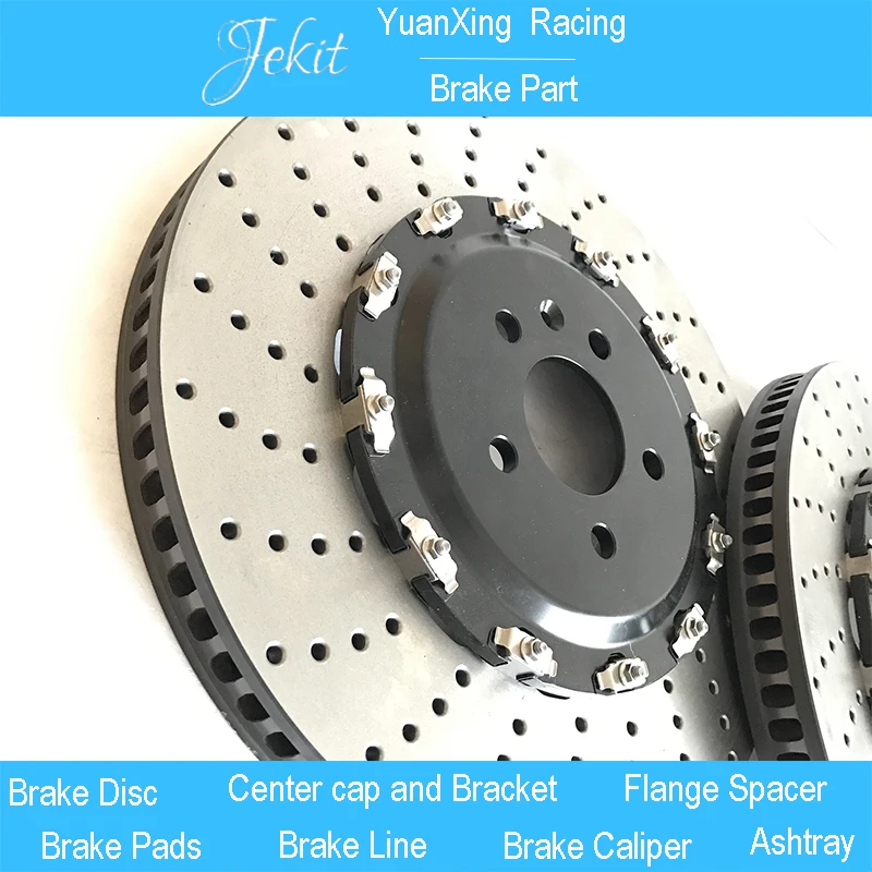 

Jekit 390*36mm floating disk with center cap for Ford explorers year 2017 for JK8520 Big brake kit red brake calipers