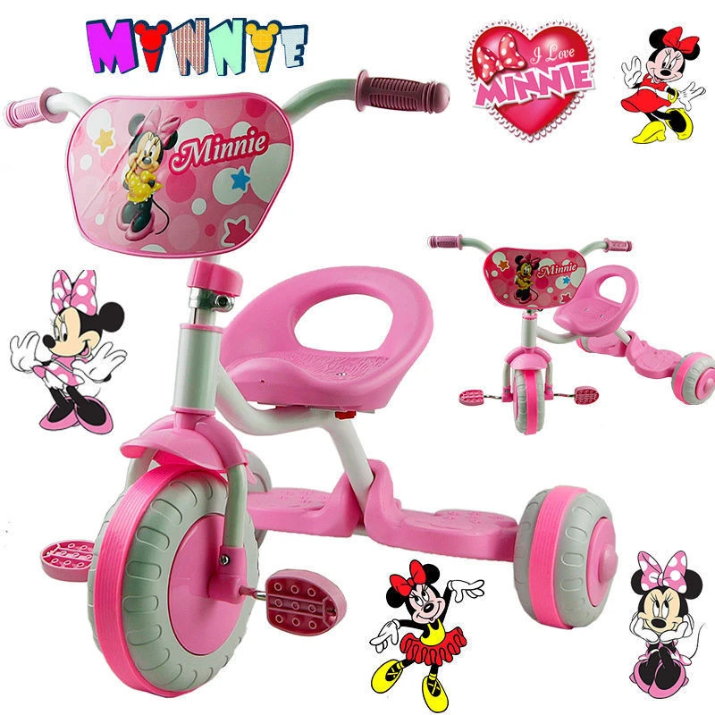 Minnie Mouse Bike Trike Tricycle Enfant Enfant 3 De Roue De Voiture Tour Sur Le Jouet Scooter Bebe Jouet Cadeau Aliexpress