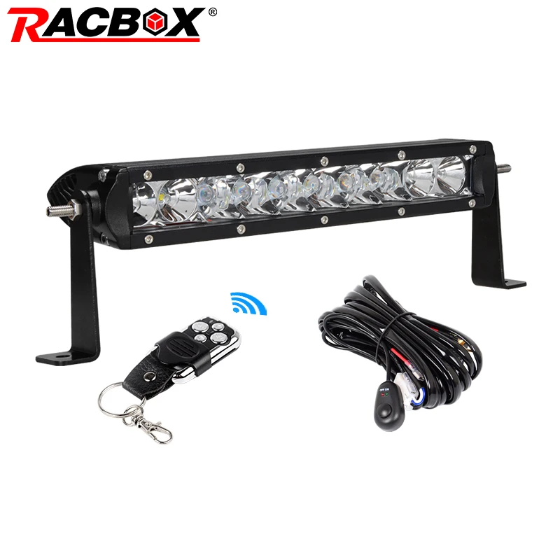 13 inch 3500LM 50W Cree LED Light Bar IP67 Flood Spot Combo For Marine Tractor Truck Boat ATV SUV 4x4 Working Drive Bar Light