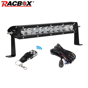 

1Pc 10 inch 50W Single Row OffRoad LED Work Light Bar Combo Beam for UAZ 4x4 Tractor Truck Boat ATV SUV LED Work Running Light