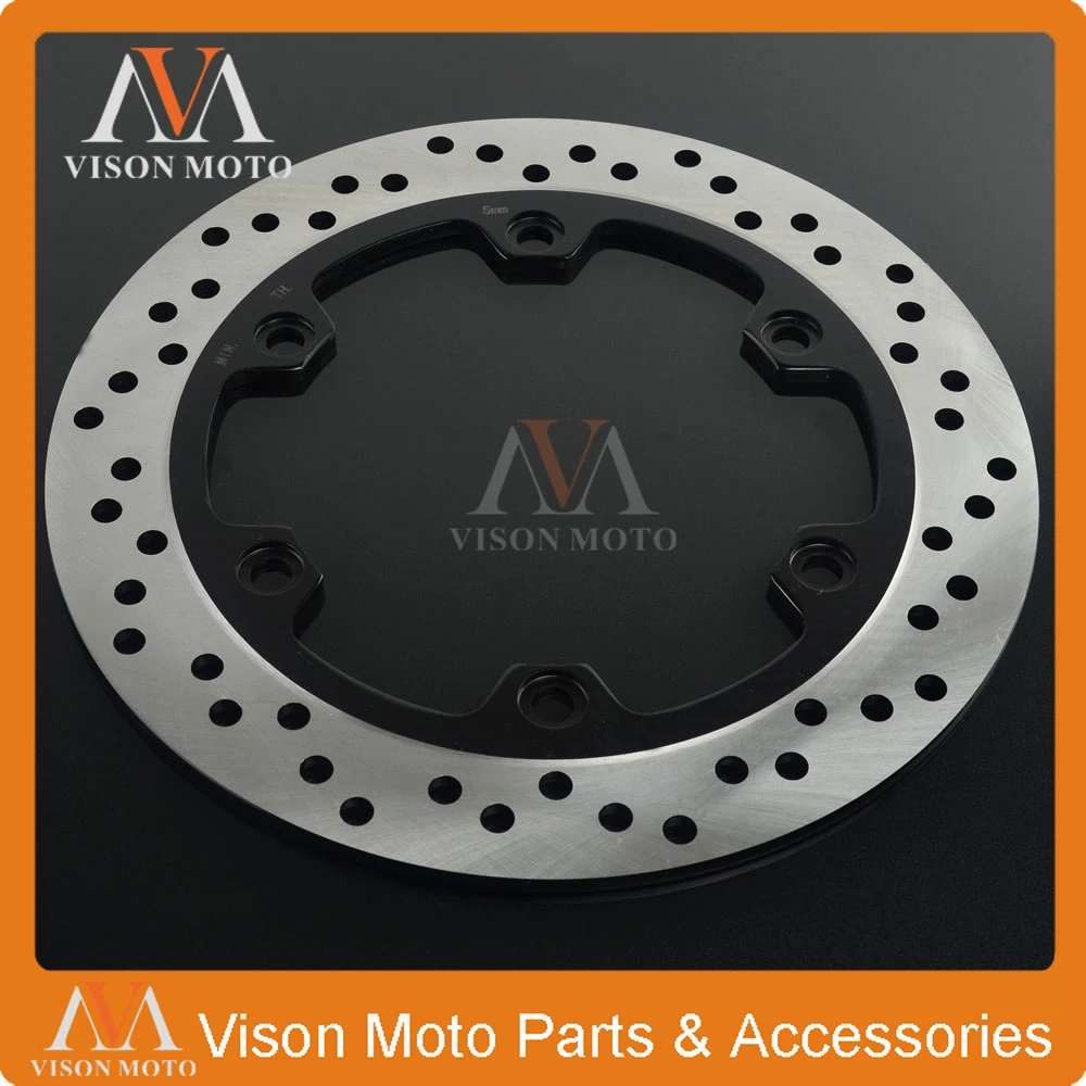 Motorcycle Rear Brake Disc Rotor For SUZUKI GSX 1300 GSX1300 2008 2009 2010 2011 2012 2013 08 09 10 11 12 13 HAYABUSA B-KING 1 pcs motorcycle rear brake rotor disc braking disk for suzuki b king bking 1300 2008 2010 gsx1300r gsx 1300r hayabusa 2008 2011
