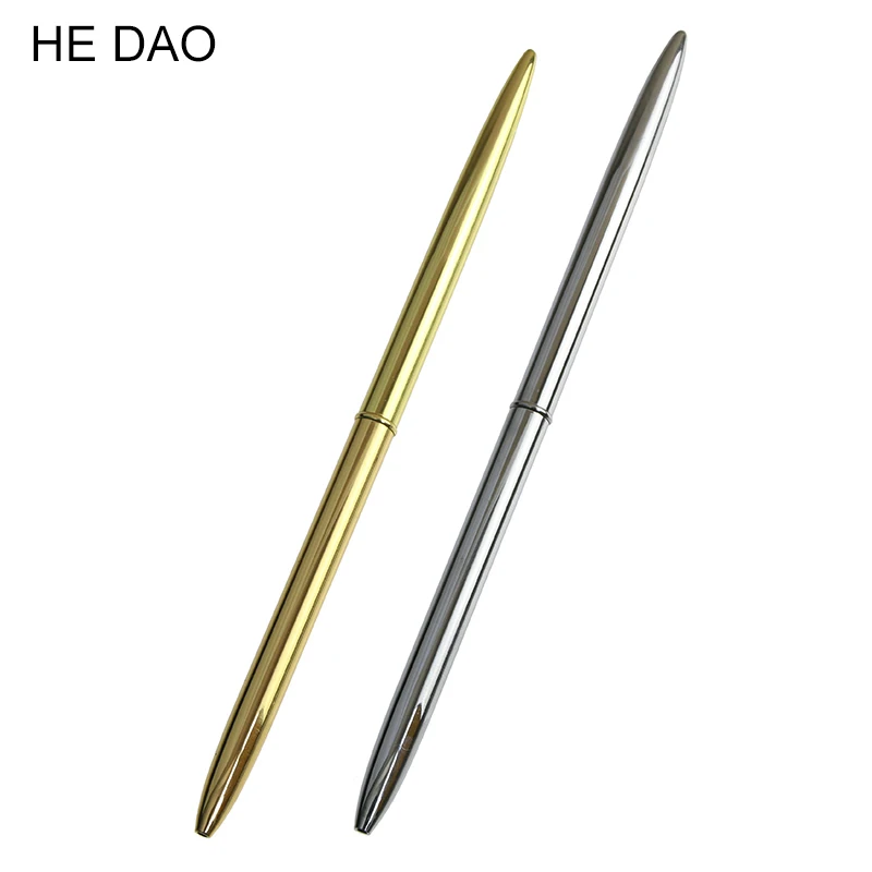 

Stainless Steel Rod Rotating Metal Ballpoint Pen Commercial Ballpoint Pen Gift Stationery Material Escolar Office Accessories