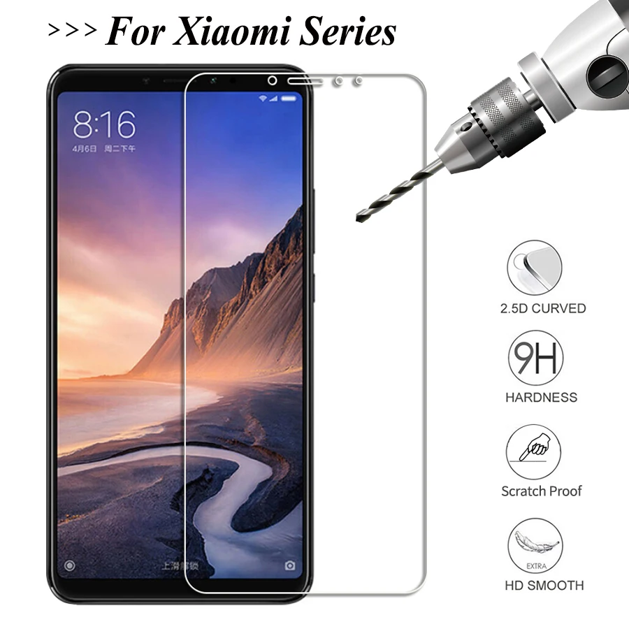 2.5D mi 8 lite протектор экрана из закаленного стекла для Xiaomi Mi Mix 3 9 SE 9T A1 A2 Lite Pro 2s Pocophone F1