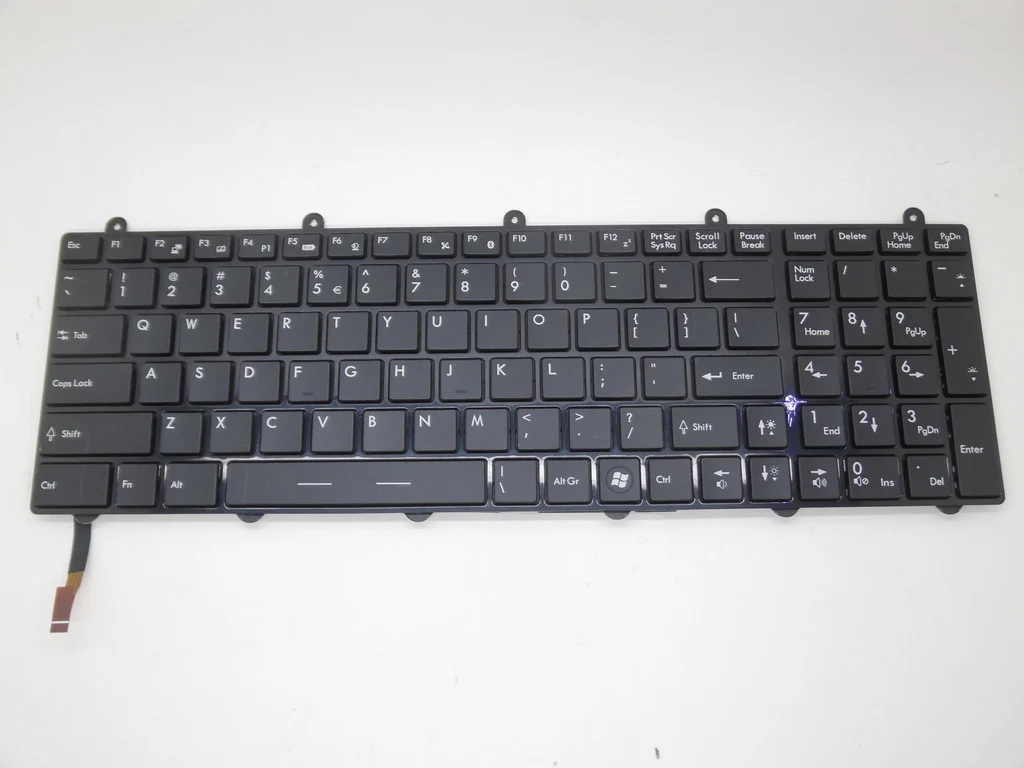 

Laptop Keyboard For MSI WT60 2OK-1261CN 2OJ-1288TW 2OJ-1042CN WT70 2OL-2486CN Black With Blue Backlit US English