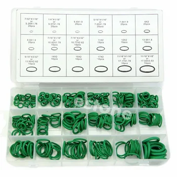 

270 Pcs 18 Sizes Kit Air Conditioning HNBR O Rings Car Auto Vehicle Repair