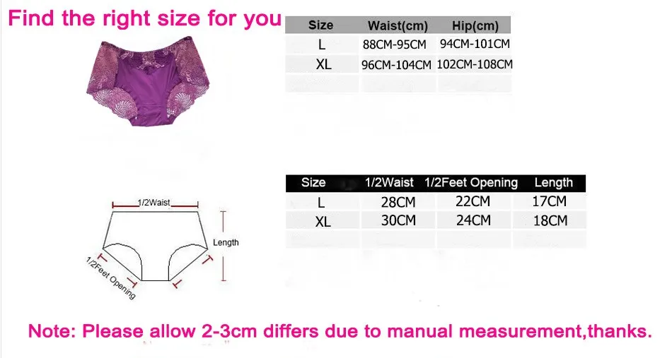 Underwear Women Briefs Sexy Women's Panties Full Transparent Lace Seamless Sexy Plus Size Women Cotton Underwear Panty 36