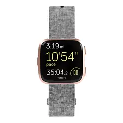 Для Fitbit Versa ремешок на запястье нейлон холст ткань браслет часы ремешок замена Браслет для Fitbit Versa группа аксессуары