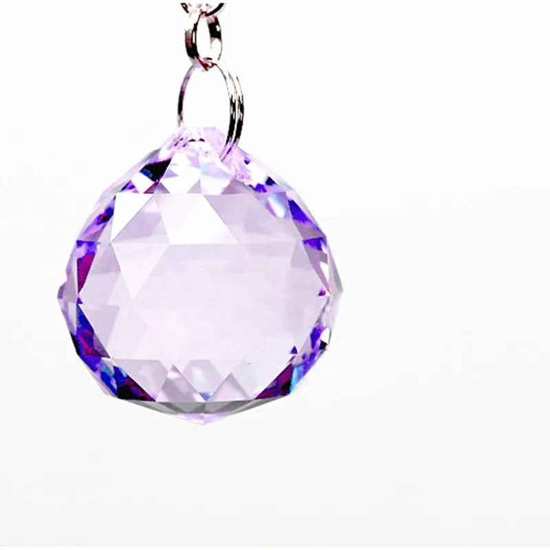 crystal faceted ball