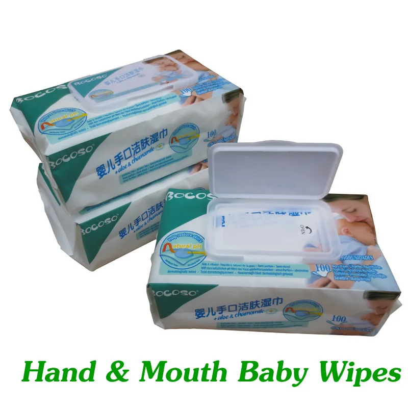 1 Pack Baby Wet Wipes Kids Portable Wet Wipes Infant Saliva Towels Hand & Mouth Baby Wipes Baby
