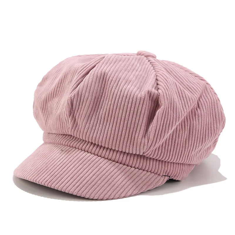 2019 хлопоковый берет, шляпа, женская шапка Newsboy, берет Baker cap, 90 девочек, береты с козырьком, элегантный однотонный берет, Женская