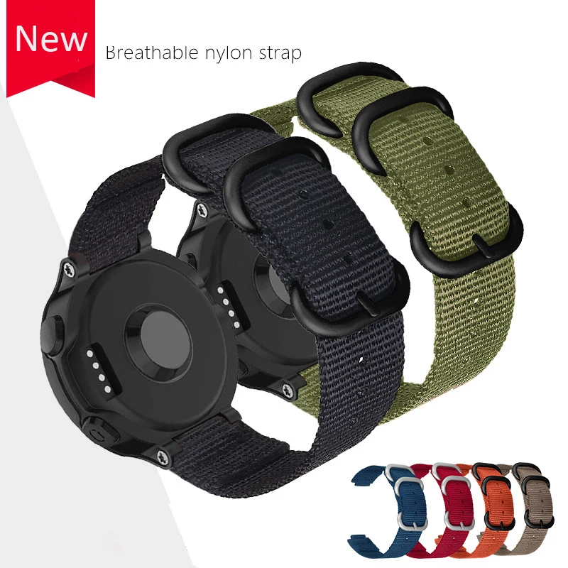 Холст нейлоновый ремешок для наручных часов Garmin forerunner 735XT 220 230 235 620 630