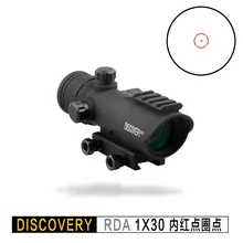 Discovery red dot RDA 1X30 optical sight Tactical rifle scope Optics Hunting collimator For AK47 AR15 Fit Picatinny 20mm Rail цена Discovery red dot RDA 1X30 optical sight Tactical rifle scope Optics Hunting collimator For AK47 AR15 Fit Picatinny 20mm Rail цены онлайн