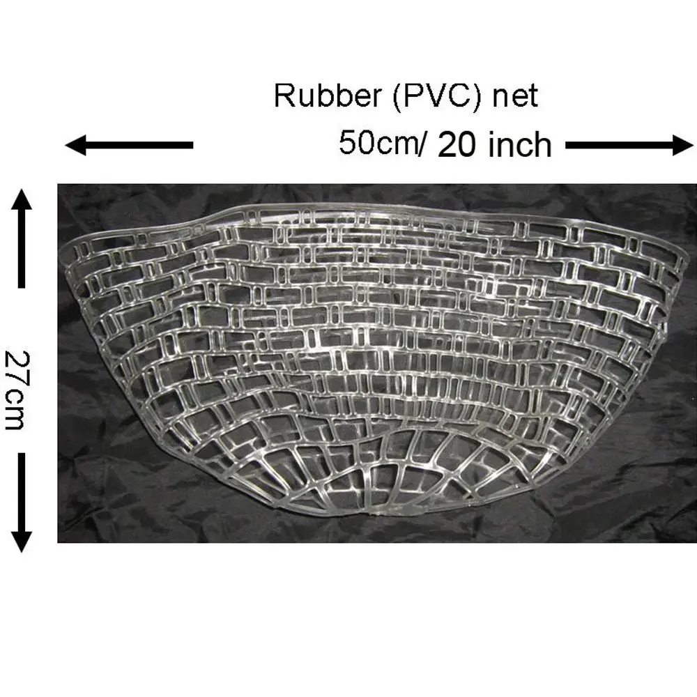 Aventik Fly Fishing Rubber Landing Net Bag Trout Fly Net Clear