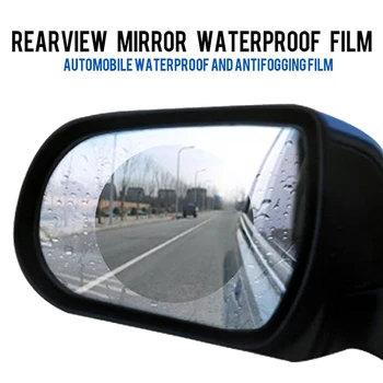 

2018 New Car Rearview Mirror Waterproof Membrane Anti-fog Anti-Glare Film Sticker Rain Shield Replacement Accessories for VW BMW