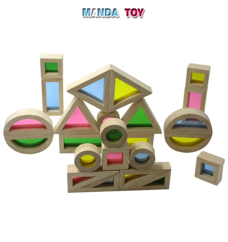 

Wooden Toy Baby Toy Rainbow Blocks Educational Birthday Gift Educational Soft Montessori intelligent creative interactive