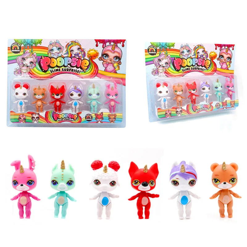 6pcs Poopsie Unicorn Dash horse model Action Figure toys Earth My Little ponies Toys horse model For Children Christmas Gift 6pcs Poopsie Unicorn Dash horse model Action Figure toys Earth My Little ponies Toys horse model For Children Christmas Gift