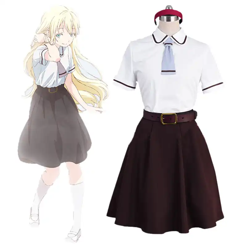 アニメあそび Asobase ホンダ花子オリビア野村かすみコスプレ衣装 Shcool 制服ハロウィンコスチューム Anime Costumes Aliexpress