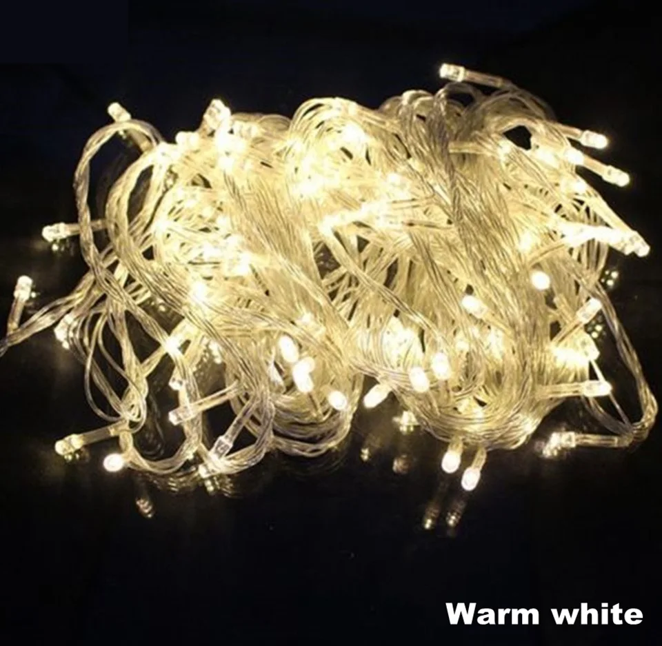 KZKRSR 10M 20M 50M AC220V 110V Led Holiday String Lights Decor for Xmas Garland Wedding Christmas Outdoor Waterproof Fairy Light KZKRSR 10M 20M 50M AC220V 110V Led Holiday String Lights Decor for Xmas Garland Wedding Christmas Outdoor Waterproof Fairy Light