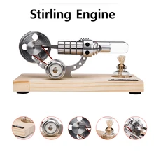 M14-03-S двигатель перемешивания модель мини-генератор с красочным Светодиодный Обучающие комплекты игрушек электричества