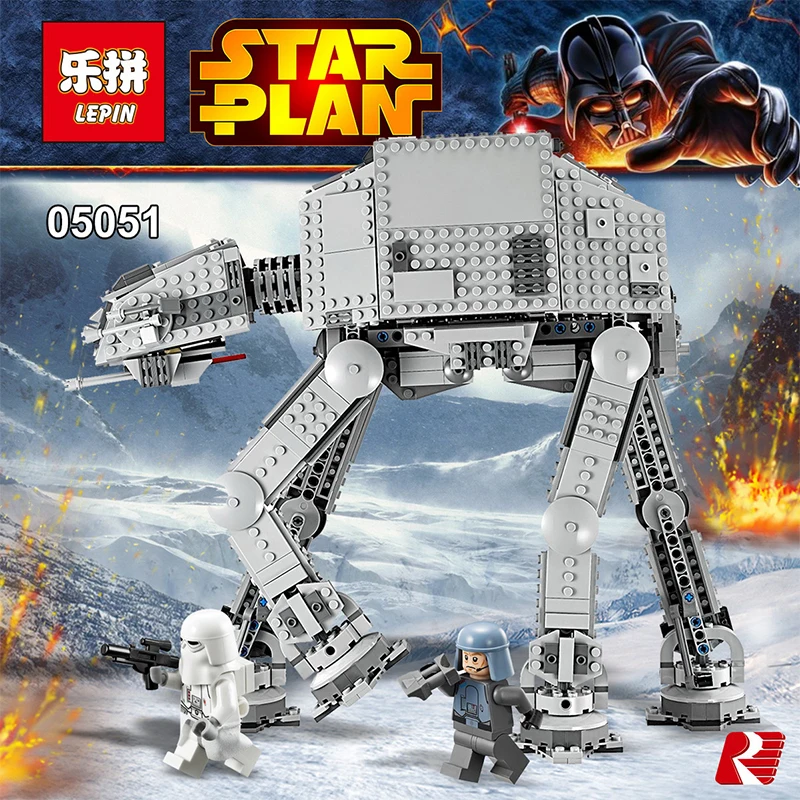 

Lepin 05051 Star Series plan legoingly Awaken The AT Mode 5054 Building Blocks Bricks Toyl AT Transportation Armored Robot 7
