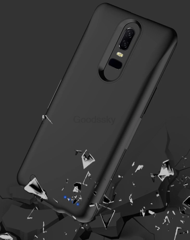 Чехол для аккумулятора для Oneplus 6 t Ультра тонкий ударопрочный внешний аккумулятор чехол для Oneplus 6 1 6 t зарядное устройство чехол для Зарядки Задняя Крышка