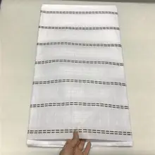 10 ярдов кусок африканский дизайн atiku Мужская Ткань нигерийский чистый цвет черная ткань атику нигерийский хлопок одежды ткань 30