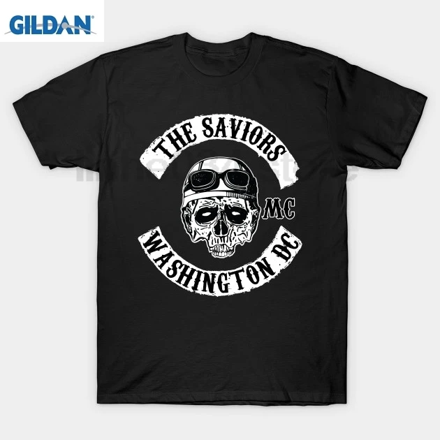 Футболка с надписью Victory motorcycle shirt men The Saviors|Футболки| |