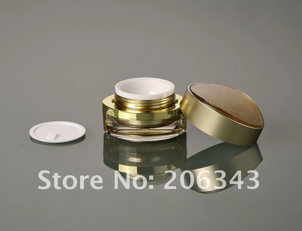 15g gold eye shape cream bottle,cosmetic container,,cream jar,Cosmetic