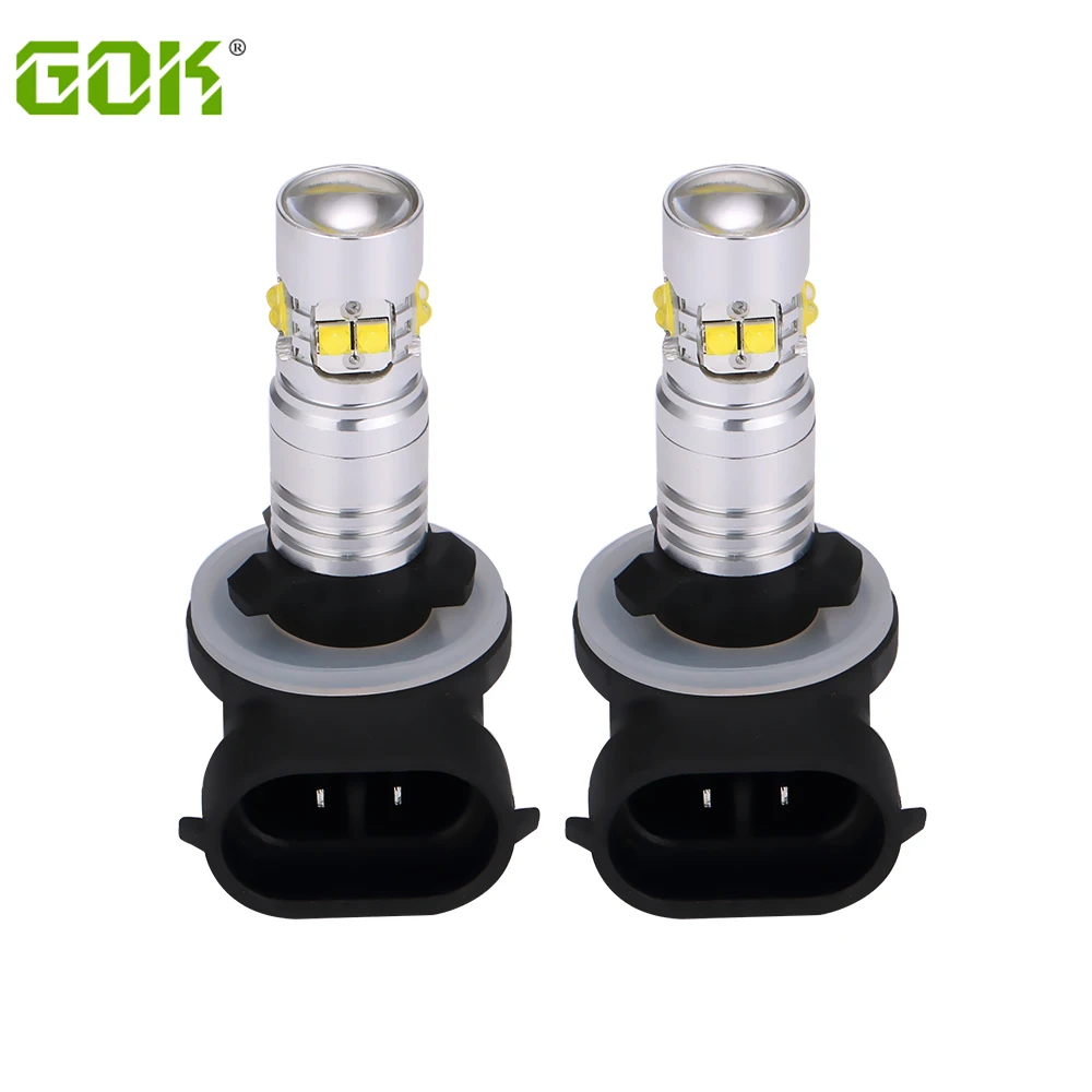 

2Pcs H3 h1 880 881 50W High Power LED Car Fog Light Driving Bulbs LED lamp for Automotive Parking Vehicle External Light 12-24v