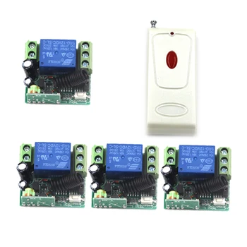 

DC 12V 1 CH 10A Relay Receiver Wireless Remote Control Switch 315/433.92 RF Radio Frequency Learning Code Momentary Toggle 4398