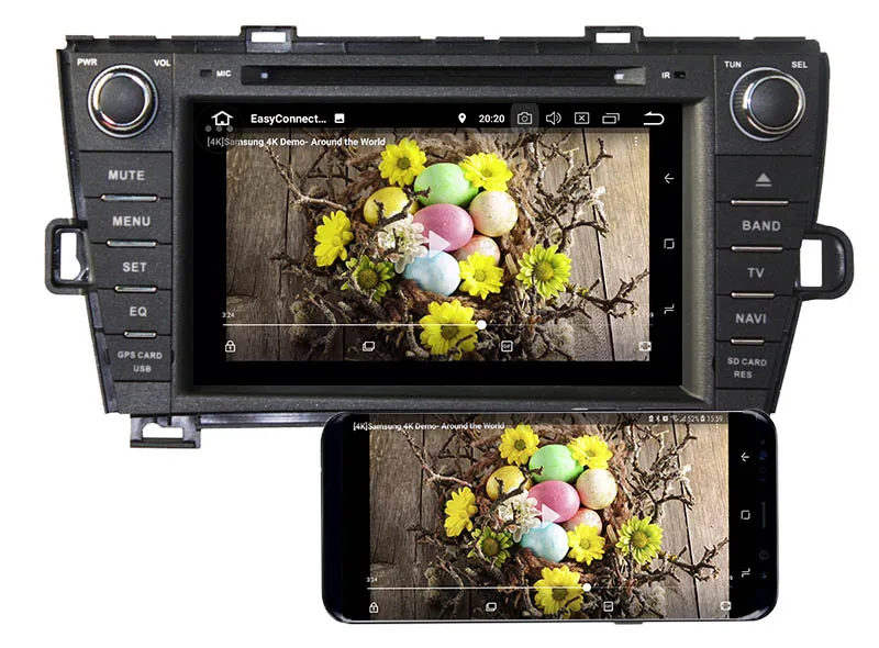 Best Belsee 2 Din 4GB 8" IPS Screen Android 8.0 Car Radio Stereo Head Unit for Toyota Prius Right Hand Drive 2009 2010 2011 2012 2013 6