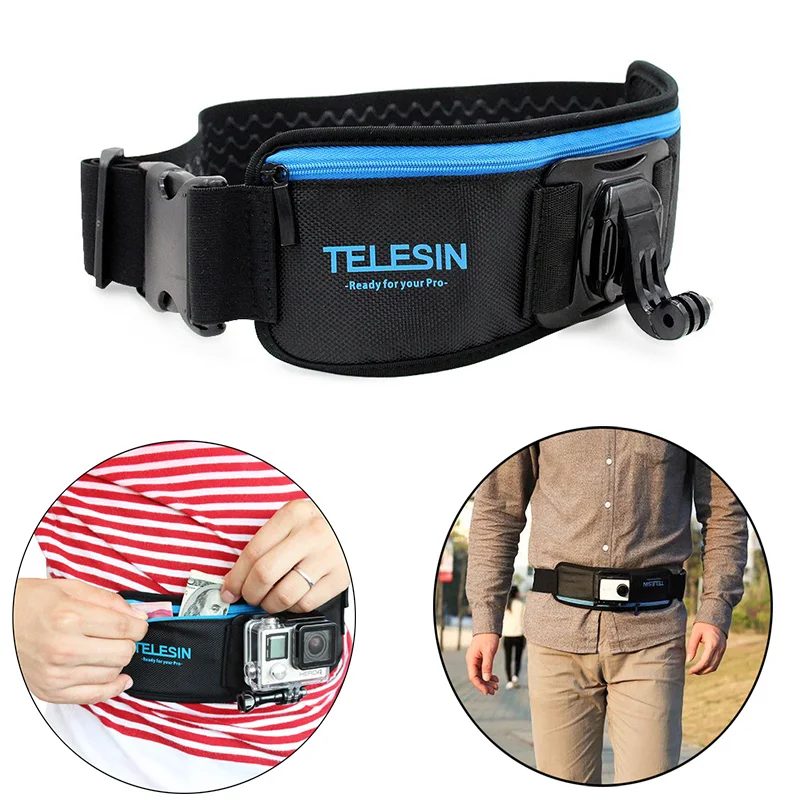 2018 New Accessories Elastic Adjustable Waist Belt Mount Strap + J hook
