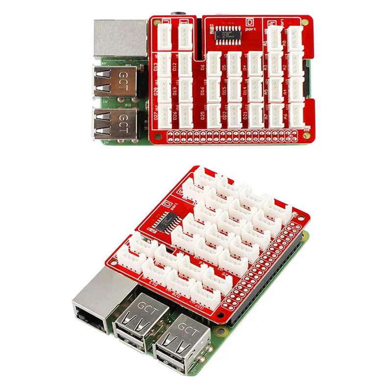 Базовый щит elerow V2.0 для Raspberry Pi 3 UART/I2C/аналоговый/цифровой интерфейс встроенный чип