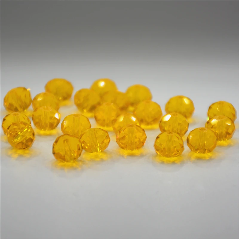 70 шт. стеклянные бусины с гранями 6 х8 мм|faceted rondelle beads|crystal beadsrondelle beads |