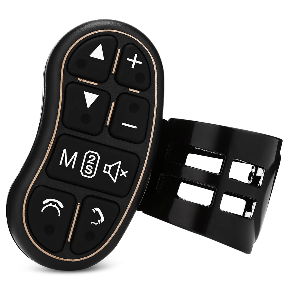 8Y Car Universal Steering Wheel Controller Key Wireless Remote Control