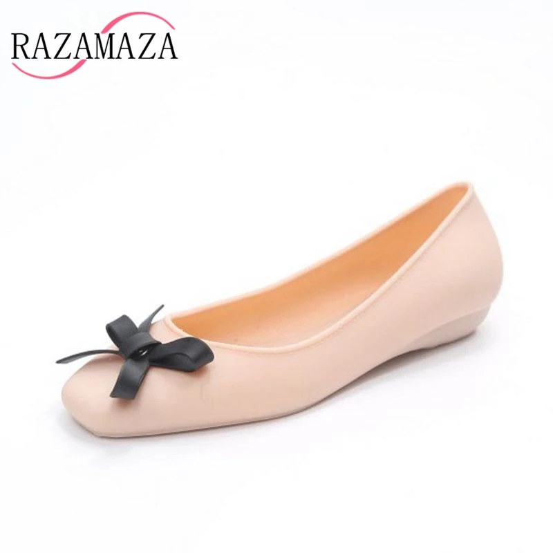 RAZAMAZA дамы Весна Sweety обувь Для женщин слипоны туфли-лодочки с квадратным носом