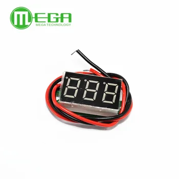 

10pcs/lot Green Second line precision dc digital voltmeter head LED digital voltmeter DC4.5V-30V
