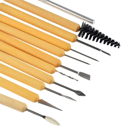 11 шт./компл. инструменты для керамики сделай сам Набор инструментов