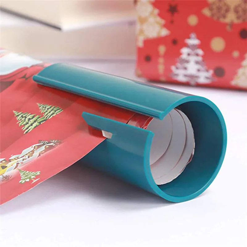 Мини-скользящий резак для оберточной бумаги, обертывания, пинг-бумаги, рулон, резак, нарезание, рождественское ремесло, быстрая секундная обертка, бумажные режущие инструменты D5