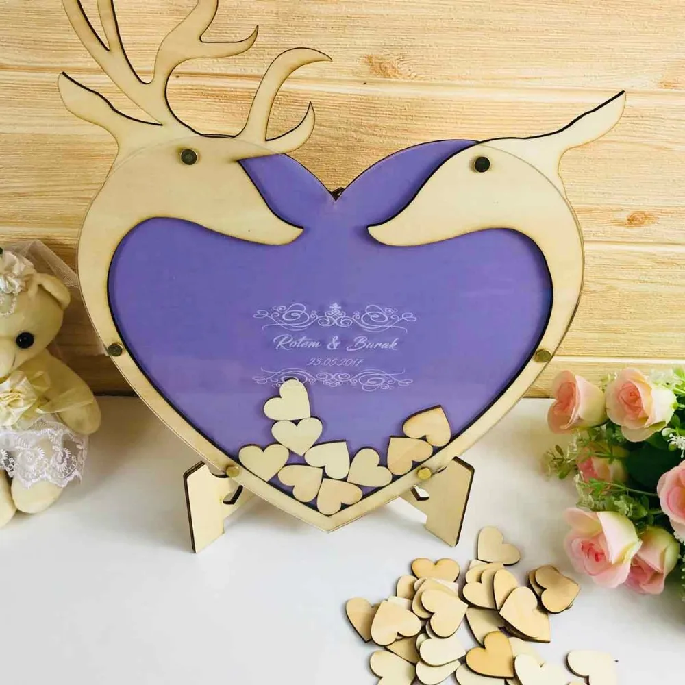 Personalised Guest Book,Drop top Heart Guestbook,Guest Book Ideas,Memorial Guest Book,Wedding Guest Book,Wedding Decoration (2)