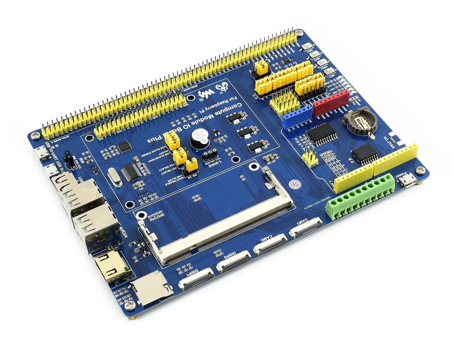 Raspberry Pi компьютерный модуль 3 +/16 ГБ макетный Комплект Тип A см3 + плата ввода вывода