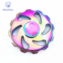 Красочные огненные колеса ручные Спиннеры металлический Спиннер для аутизма и СДВГ дети Спиннер палец игрушка Непоседа Спиннер Skinner
