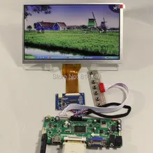 HDMI+DVI+VGA+Audio LCD controller board+Tcon board+9inch AT090TN12 800*480 Lcd