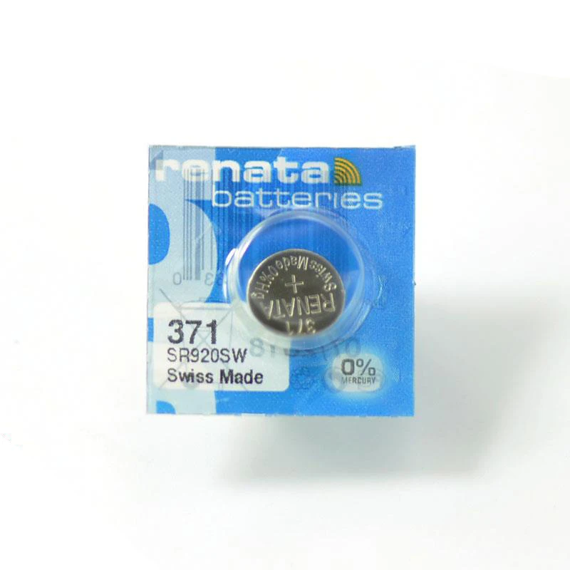 10 шт./упак. 100% Renata Brand 371 SR920SW LR69 LR920 AG6 Аккумулятор для часов|watch battery|371 sr920swag6 battery |