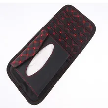 Винный зажим для cd-дисков тканевый ящик комбинированный автомобильный козырек Тип Зажим Для cd-дисков бумажное полотенце сумка Автомобильный cd посылка бумажное полотенце набор