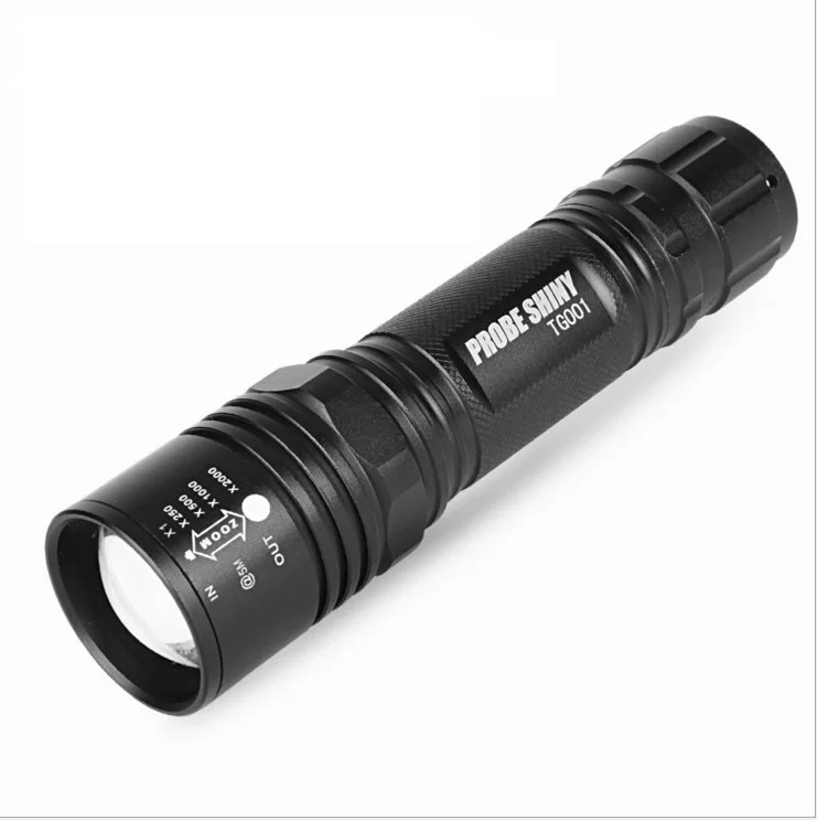 

TIGERGOD TG-001 Zoom 3 Modes Linterna Led Cree XR-E T6 500 Lumens Torch Camping Outdoor Night Cyclying Diving Led Flashlight