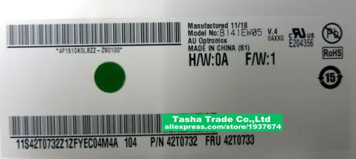 

FOR lenovo thinkpad T410 B141EW05 V.4 LCD Display B141EW05 V4 Good Quality Warranty