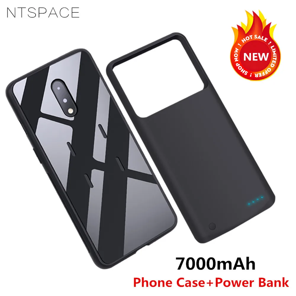 

NTSPACE Battery Charger Cases For Oneplus 7 Pro Power Case 7000mAh Power Bank Charging Cover For Oneplus 7 External Battery Case