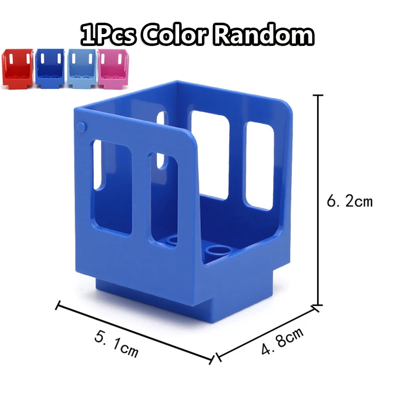 DIY большой размер Железнодорожный крест поезд трек строительные блоки Совместимость Duploe классический автомобиль аксессуары наборы кирпичи части игрушки для детей - Цвет: 1Pcs Block - 4